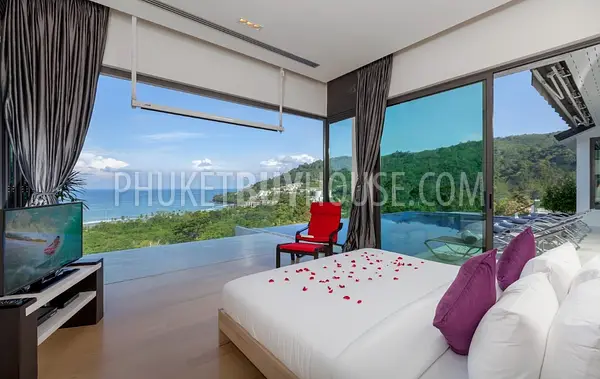 PAT22573: Breathtaking 6-Bedroom Sea View Villa with Private Squash Court Near Patong. 照片 #22