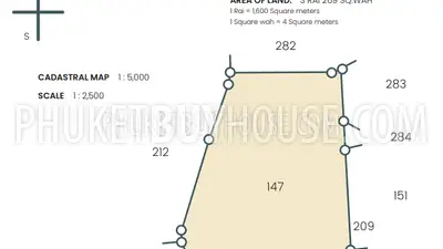 KAM7277: Plot of Land Enough to Build Two Villas in Kamala. Photo #5