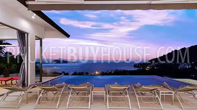 PAT22573: Breathtaking 6-Bedroom Sea View Villa with Private Squash Court Near Patong. Fotoğraf #10