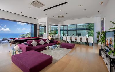 PAT22573: Breathtaking 6-Bedroom Sea View Villa with Private Squash Court Near Patong. Photo #25