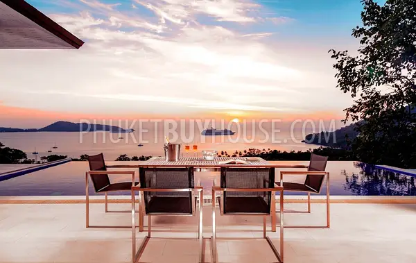 PAT22573: Breathtaking 6-Bedroom Sea View Villa with Private Squash Court Near Patong. 照片 #16