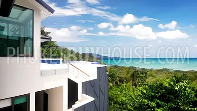 PAT22573: Breathtaking 6-Bedroom Sea View Villa with Private Squash Court Near Patong. Fotoğraf #1