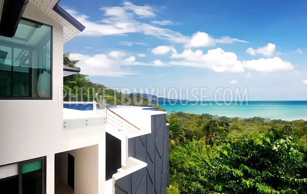PAT22573: Breathtaking 6-Bedroom Sea View Villa with Private Squash Court Near Patong. 照片 #1