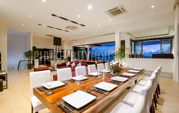PAT22573: Breathtaking 6-Bedroom Sea View Villa with Private Squash Court Near Patong. 照片 #11