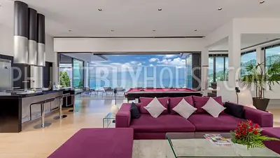 PAT22573: Breathtaking 6-Bedroom Sea View Villa with Private Squash Court Near Patong. Fotoğraf #35