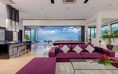 PAT22573: Breathtaking 6-Bedroom Sea View Villa with Private Squash Court Near Patong. Photo #35
