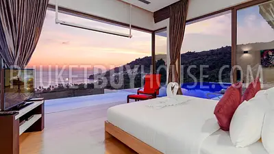 PAT22573: Breathtaking 6-Bedroom Sea View Villa with Private Squash Court Near Patong. Fotoğraf #43