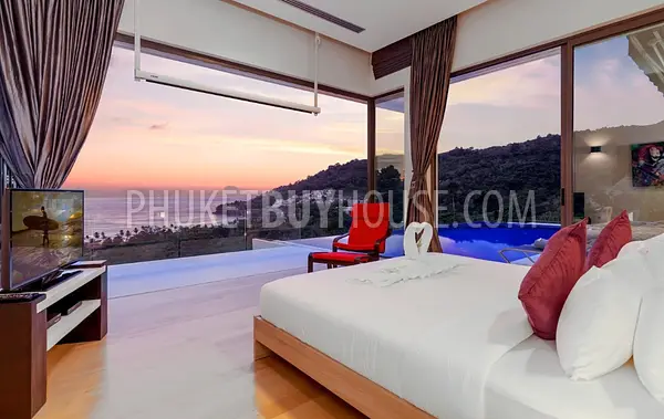 PAT22573: Breathtaking 6-Bedroom Sea View Villa with Private Squash Court Near Patong. 照片 #43