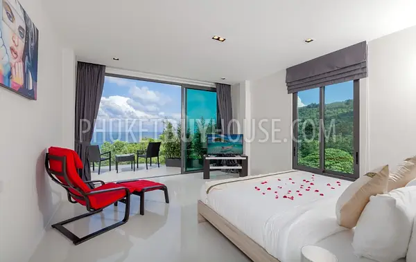 PAT22573: Breathtaking 6-Bedroom Sea View Villa with Private Squash Court Near Patong. 照片 #41