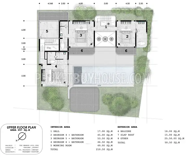 BAN7279: 5 Bedroom Villa Of Elegant Design in Bang Tao. Photo #7