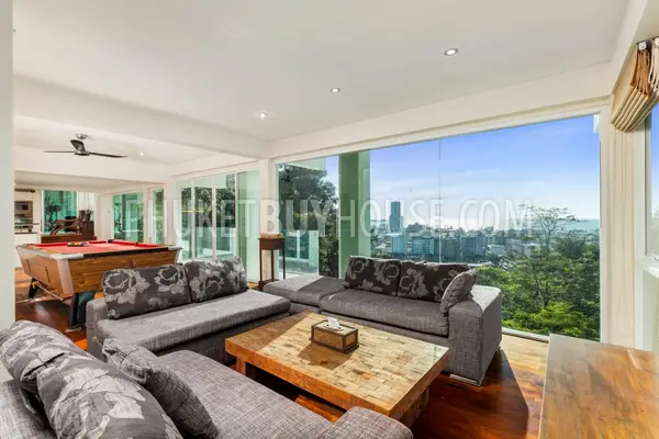 PAT22574: Expansive Sea-View Villa with Pool, Gym, in Patong. 照片 #6