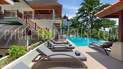 PAT22574: Expansive Sea-View Villa with Pool, Gym, in Patong. Fotoğraf #28