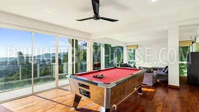 PAT22574: Expansive Sea-View Villa with Pool, Gym, in Patong. Fotoğraf #7
