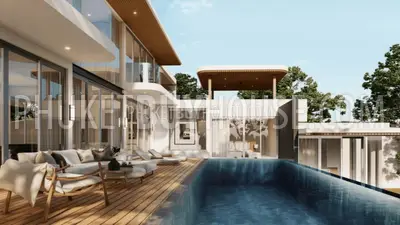BAN7280: Luxury 6-Bedroom Pool Villa in Bang Tao. Fotoğraf #15