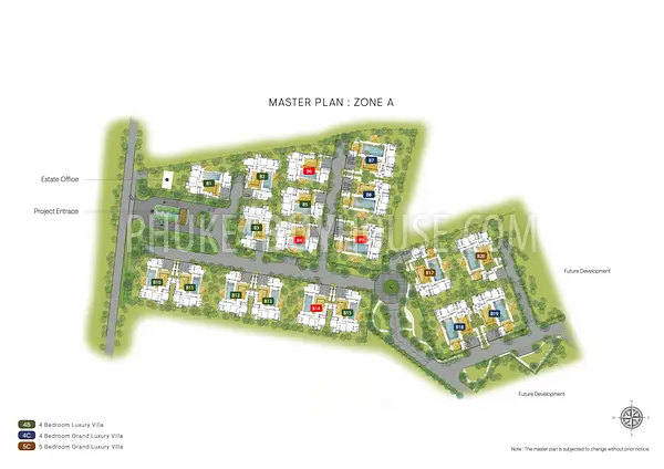 TAL22578: Serene, made-to-order pool villas with 4–5 bedrooms in Thalang. 照片 #4