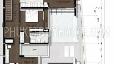 BAN22019: Oriental-Style 3 Bedroom Pool Villa For Sale Right on Bangtao Beach Road. Fotoğraf #2