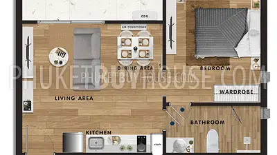 NAY7282: Great Offer on 1 Bedroom Apartment in Nai Yang. Photo #18