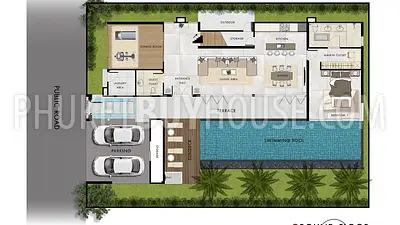 LAY7285: 4 Bedroom 5 Bathroom Luxury Villa in Layan. 照片 #4