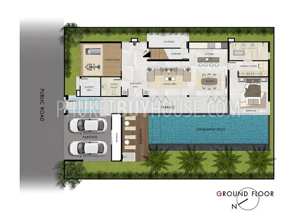 LAY7285: 4 Bedroom 5 Bathroom Luxury Villa in Layan. Photo #4