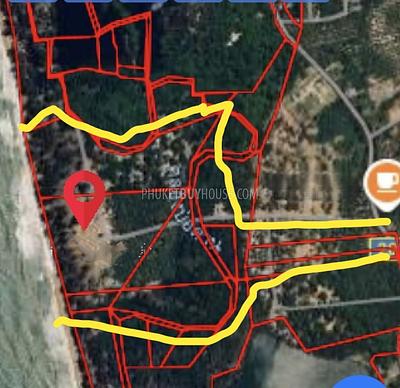 PHA22583: Pristine 78-Rai Beachfront Land for Sale at Bo Dan Beach - A Rare Investment Gem. 照片 #3