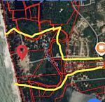 PHA22583: Pristine 78-Rai Beachfront Land for Sale at Bo Dan Beach - A Rare Investment Gem. Thumbnail #3