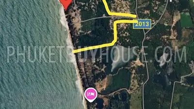 PHA22583: Pristine 78-Rai Beachfront Land for Sale at Bo Dan Beach - A Rare Investment Gem. 照片 #2