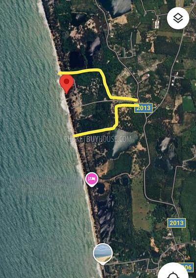 PHA22583: Pristine 78-Rai Beachfront Land for Sale at Bo Dan Beach - A Rare Investment Gem. Photo #2