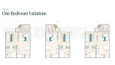 BAN22589: Exclusive 45 SQ.M. 1-Bedroom with Resort Amenities in Bang Tao. Fotoğraf #3