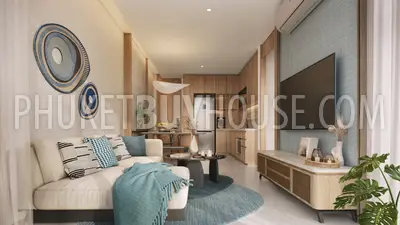 BAN22589: Exclusive 45 SQ.M. 1-Bedroom with Resort Amenities in Bang Tao. Fotoğraf #6