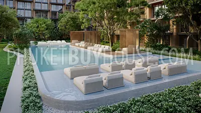 BAN22589: Exclusive 45 SQ.M. 1-Bedroom with Resort Amenities in Bang Tao. Fotoğraf #13