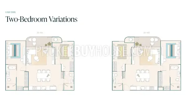 BAN22590: Spacious Two-Bedroom with Dual Ensuites & Scenic Views – Prime Bang Tao Investment. Photo #3