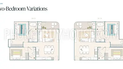 BAN22590: Spacious Two-Bedroom with Dual Ensuites & Scenic Views – Prime Bang Tao Investment. Fotoğraf #5