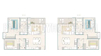 BAN22590: Spacious Two-Bedroom with Dual Ensuites & Scenic Views – Prime Bang Tao Investment. Fotoğraf #4