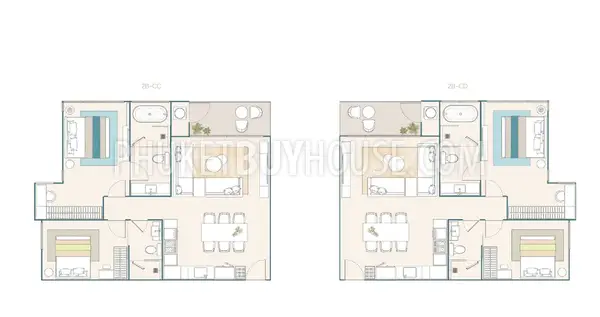 BAN22590: Spacious Two-Bedroom with Dual Ensuites & Scenic Views – Prime Bang Tao Investment. Photo #4