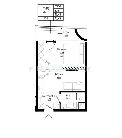 LAY22591: Studio with High ROI and Pet-Friendly Comfort Near Layan. 照片 #8