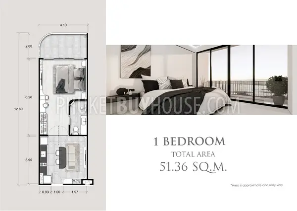 KAR22596: 1 Bedroom Panoramic Sea View Condominiums in Karon’s Hillside. 照片 #19