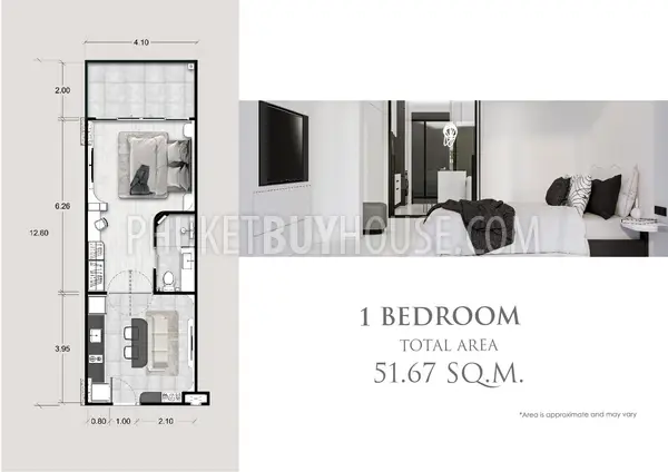 KAR22596: 1 Bedroom Panoramic Sea View Condominiums in Karon’s Hillside. 照片 #18