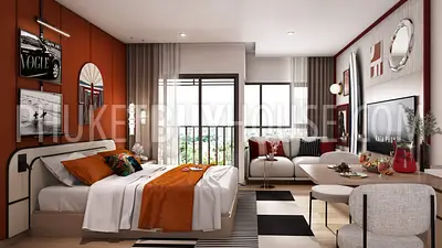 KAT22605: Stylish 26 Sq.m Studio Just 500m from Kata Beach – Free Furniture & Rental Package. 照片 #1