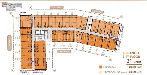 KAT22605: Stylish 26 Sq.m Studio Just 500m from Kata Beach – Free Furniture & Rental Package. 照片 #4