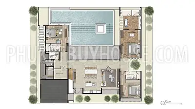 BAN22606: Luxury Villa Near Bang Tao Beach with Multipurpose Room, Maid’s Quarters, and Full Furniture Package. Photo #4