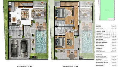 RAW22609: Stylish 2-Bedroom Villa with Private Pool and Exclusive Discount Offer in Rawai for Sale. Fotoğraf #3