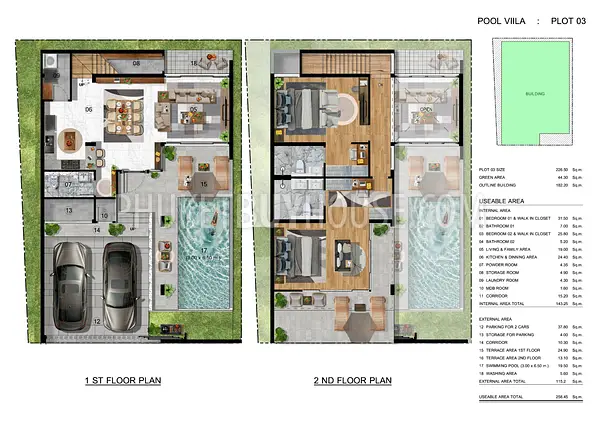 RAW22609: Stylish 2-Bedroom Villa with Private Pool and Exclusive Discount Offer in Rawai for Sale. Photo #3