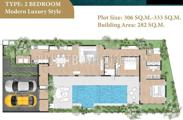 TAL7312: Two Bedroom Pool Villa in Natural Setting in Thalang. 照片 #6