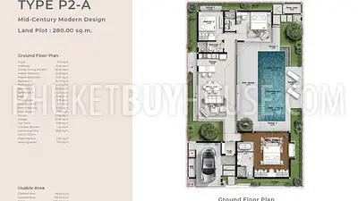 TAL22614: Timeless Mid-Century Villa with Private Pool and Garden in Northern Phuket for Sale. Photo #3