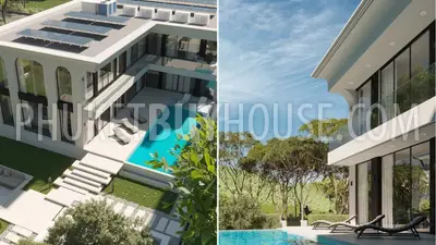 KTH22617: Elegant Hillside Villas with Panoramic Views and Private Staff Quarters in Central Phuket. Photo #54