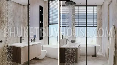 KTH22617: Elegant Hillside Villas with Panoramic Views and Private Staff Quarters in Central Phuket. Photo #49