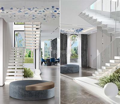 KTH22617: Elegant Hillside Villas with Panoramic Views and Private Staff Quarters in Central Phuket. Photo #7