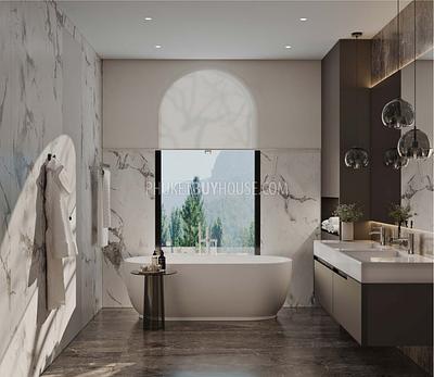 KTH22617: Elegant Hillside Villas with Panoramic Views and Private Staff Quarters in Central Phuket. Photo #38