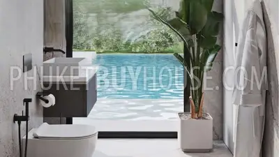 KTH22617: Elegant Hillside Villas with Panoramic Views and Private Staff Quarters in Central Phuket. Photo #18
