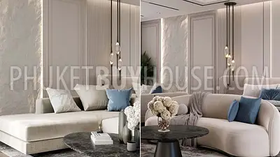 KTH22617: Elegant Hillside Villas with Panoramic Views and Private Staff Quarters in Central Phuket. Photo #25